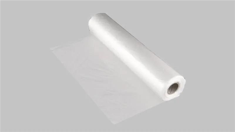 Transparent roll of LDPE patti used in tarpaulin manufacturing for sealing, stitching, and reinforcement, supplied by trusted tarpaulin manufacturer and supplier in India