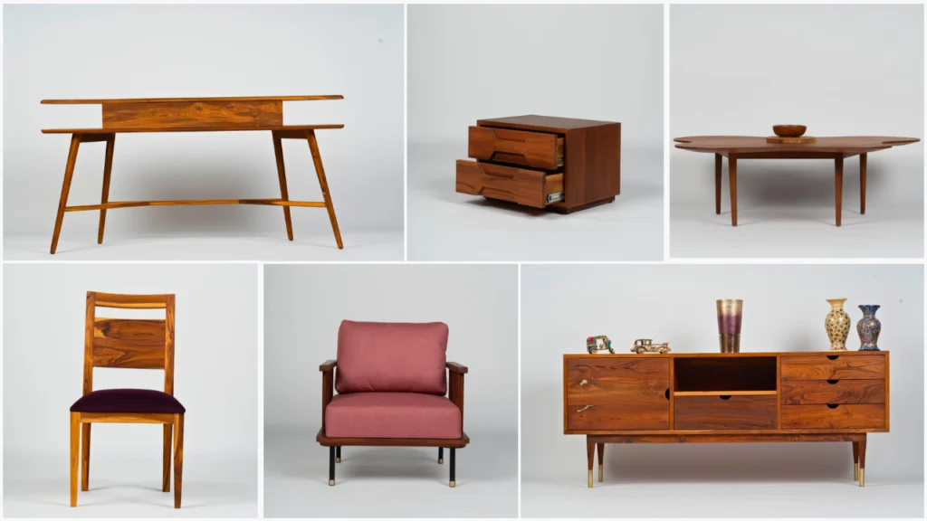 Reclaimed wood furniture is crafted using wood that has been repurposed from old structures, offering a sustainable alternative to freshly cut timber. This wood has already lived a life, and after being cleaned, treated, and expertly crafted, it becomes a unique piece of furniture. Reclaimed wood furniture can include dining tables, coffee tables, cabinets, and even beds. Each item is distinct, with natural imperfections, grain variations, and knots that add to its charm. These pieces blend effortlessly into various interior designs, from modern to rustic and industrial, bringing character and history to any space.