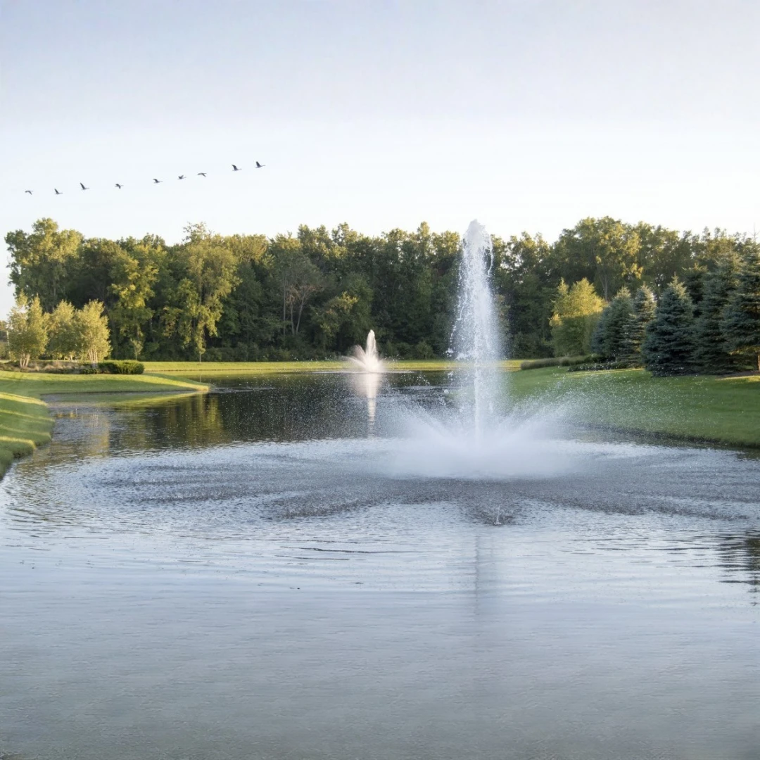 Floating Fountains Large water bodies have a different approach. Floating fountains are installed in lakes, ponds, or reservoirs. They support water movement while adding a visible feature to the space. As a water fountain manufacturer, we design these systems for stability and easy upkeep.