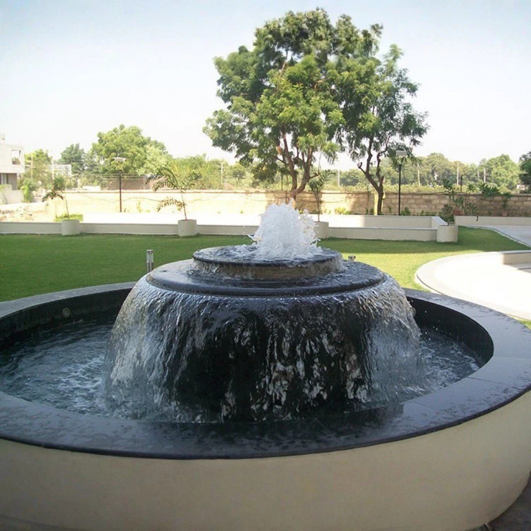 Public Space Fountains These fountain systems are mostly installed in parks, plazas, and commercial zones. The fountains we provide for public spaces work without interruption and are designed for continuous use with minimal maintenance issues. As fountain makers, we ensure that the performance stays stable with regular public interaction.