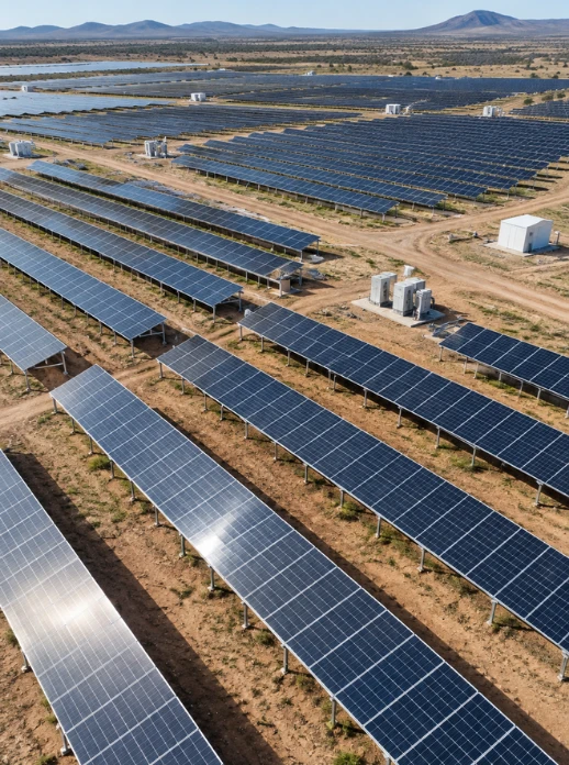 Ground-mounted solar power plant built by Tropical Solar