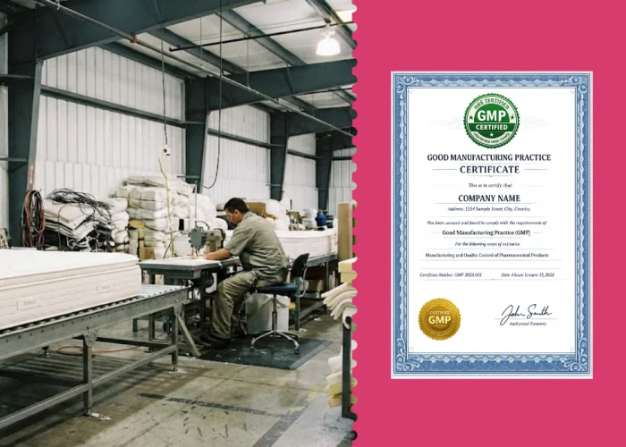 Certified Mattress Manufacturer in India – GMP Compliant Production for Wholesale