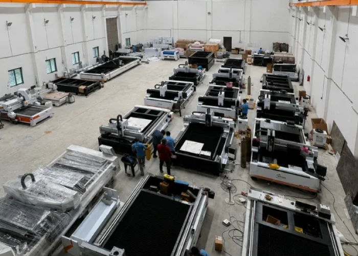 Manufacturing process of our fiber laser cutting machine